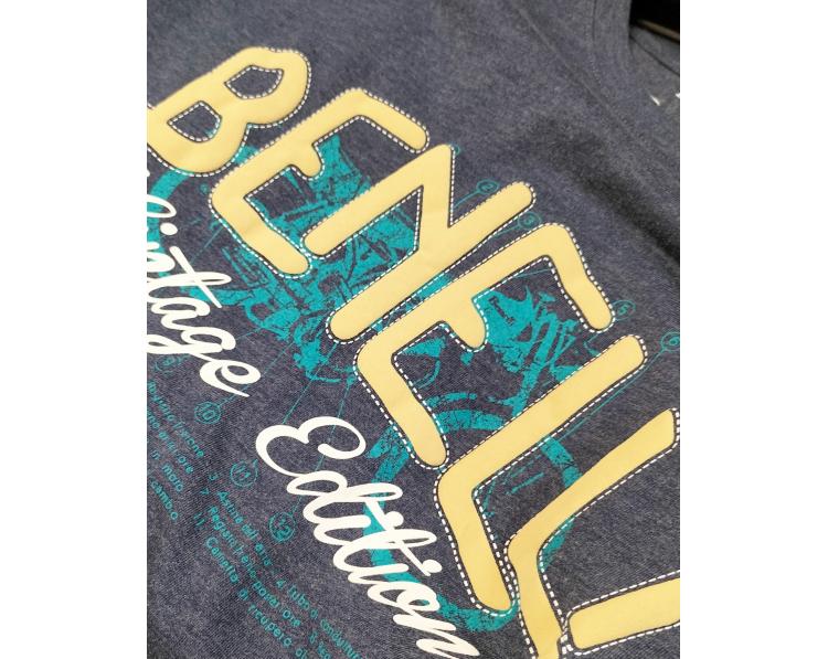 T-SHIRT BLEU VINTAGE EDITION